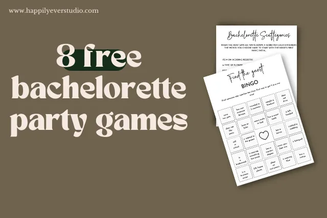 28 Bachelorette Party Games the Whole Squad Will Love + Free Printables -  Zola Expert Wedding Advice