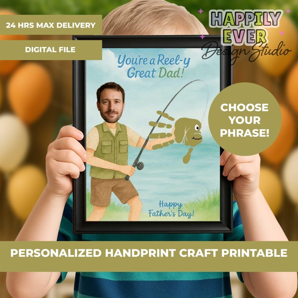 Father's Day Fishing Handprint