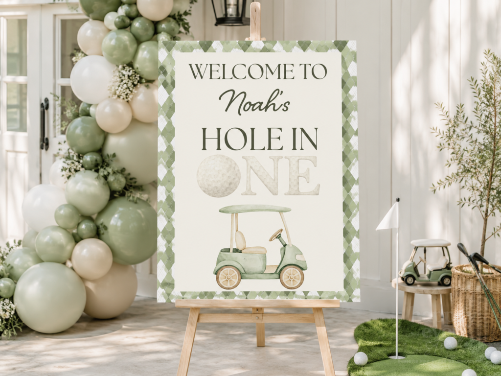 Hole In One V2 Welcome Sign