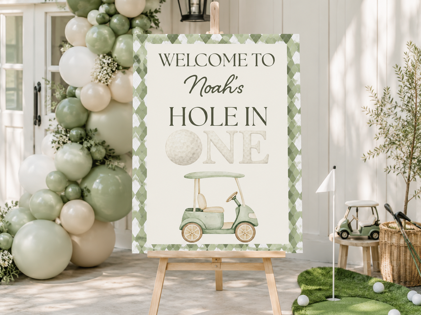 Hole In One V2 Welcome Sign